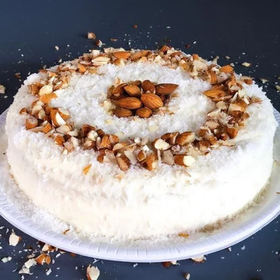 Recette de Gâteau aux amandes à la noix de coco sur le site de recettes DeliRec