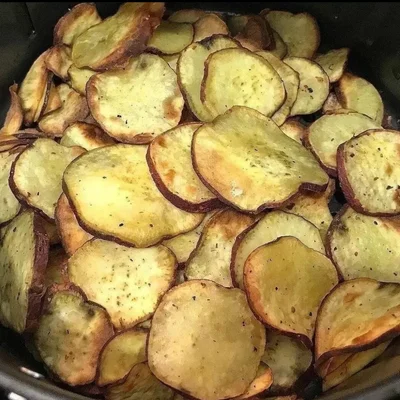 Recipe of Sweet Potato Chips (my family's sweetheart) on the DeliRec recipe website