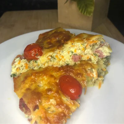 Recipe of baked omelet on the DeliRec recipe website