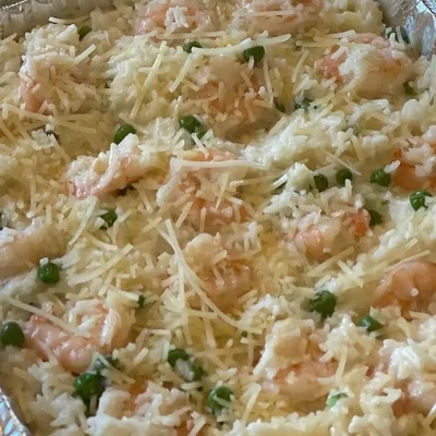 Recipe of Rice with Creamy Shrimp on the DeliRec recipe website