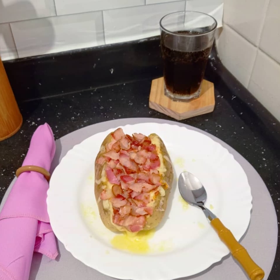 Photo of the Microwaved Chicken Stuffed Potatoes – recipe of Microwaved Chicken Stuffed Potatoes on DeliRec