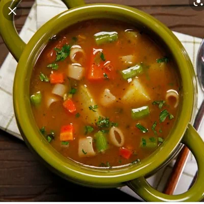 Recipe of Vegetable soup with meat on the DeliRec recipe website