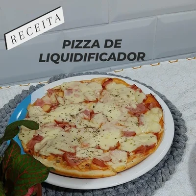 Receita de Pizza de liquidificador  no site de receitas DeliRec