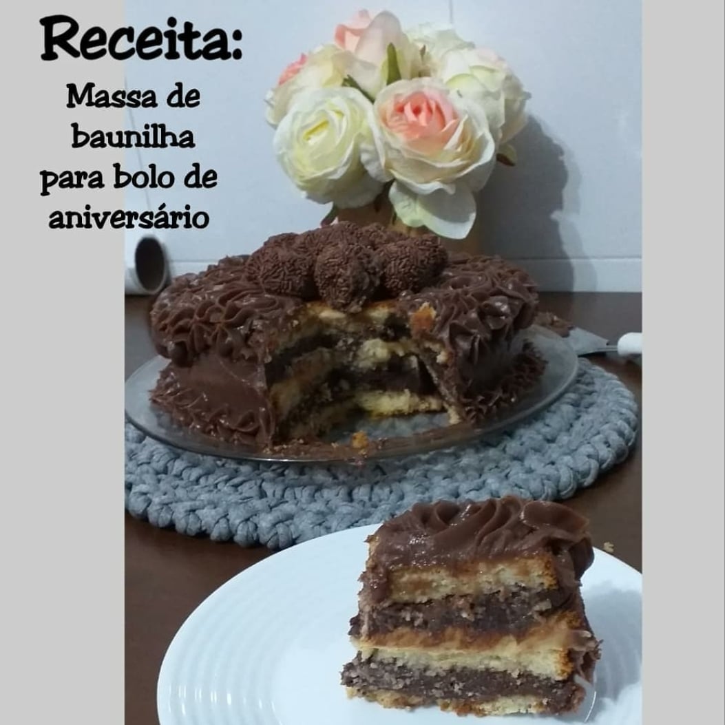 Photo of the Vanilla Dough for Birthday Cake – recipe of Vanilla Dough for Birthday Cake on DeliRec
