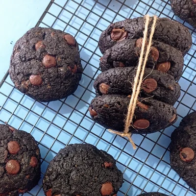 Recipe of vegan cocoa cookie on the DeliRec recipe website