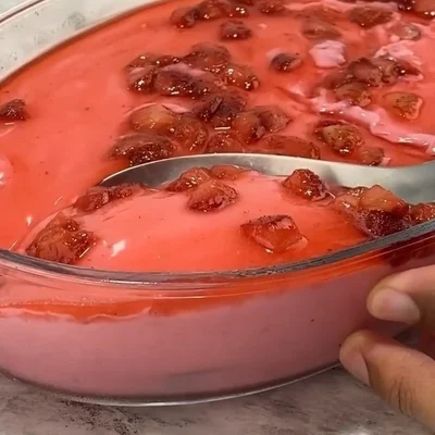 Recipe of Strawberry mousse on the DeliRec recipe website