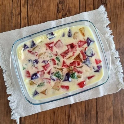 Recipe of plain colored gelatin on the DeliRec recipe website
