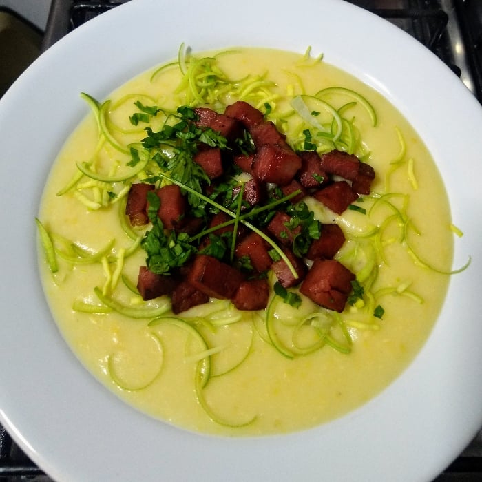 Photo of the Creamy Corn Soup With Potato – recipe of Creamy Corn Soup With Potato on DeliRec