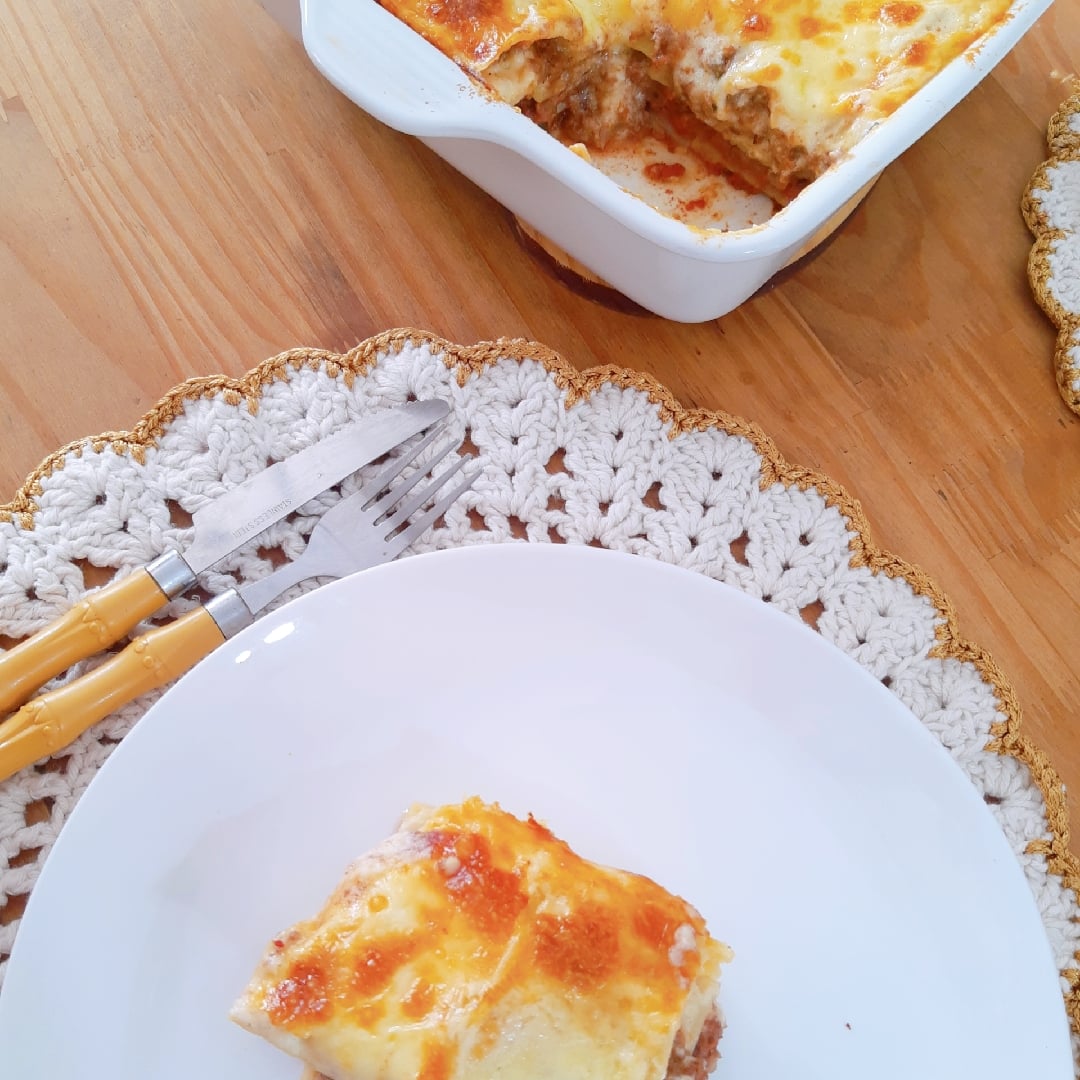 Photo of the Lasagna bolognese and gluten-free white sauce – recipe of Lasagna bolognese and gluten-free white sauce on DeliRec