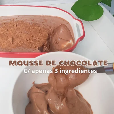 Recipe of fit chocolate mousse on the DeliRec recipe website