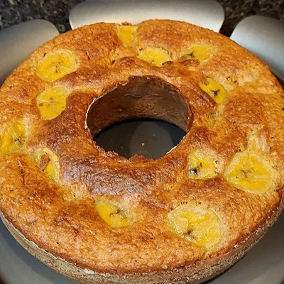 Recipe of Banana oat and honey cake on the DeliRec recipe website