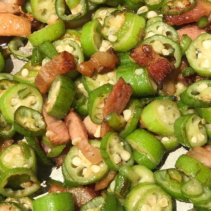 Photo of the Okra without drool with bacon – recipe of Okra without drool with bacon on DeliRec