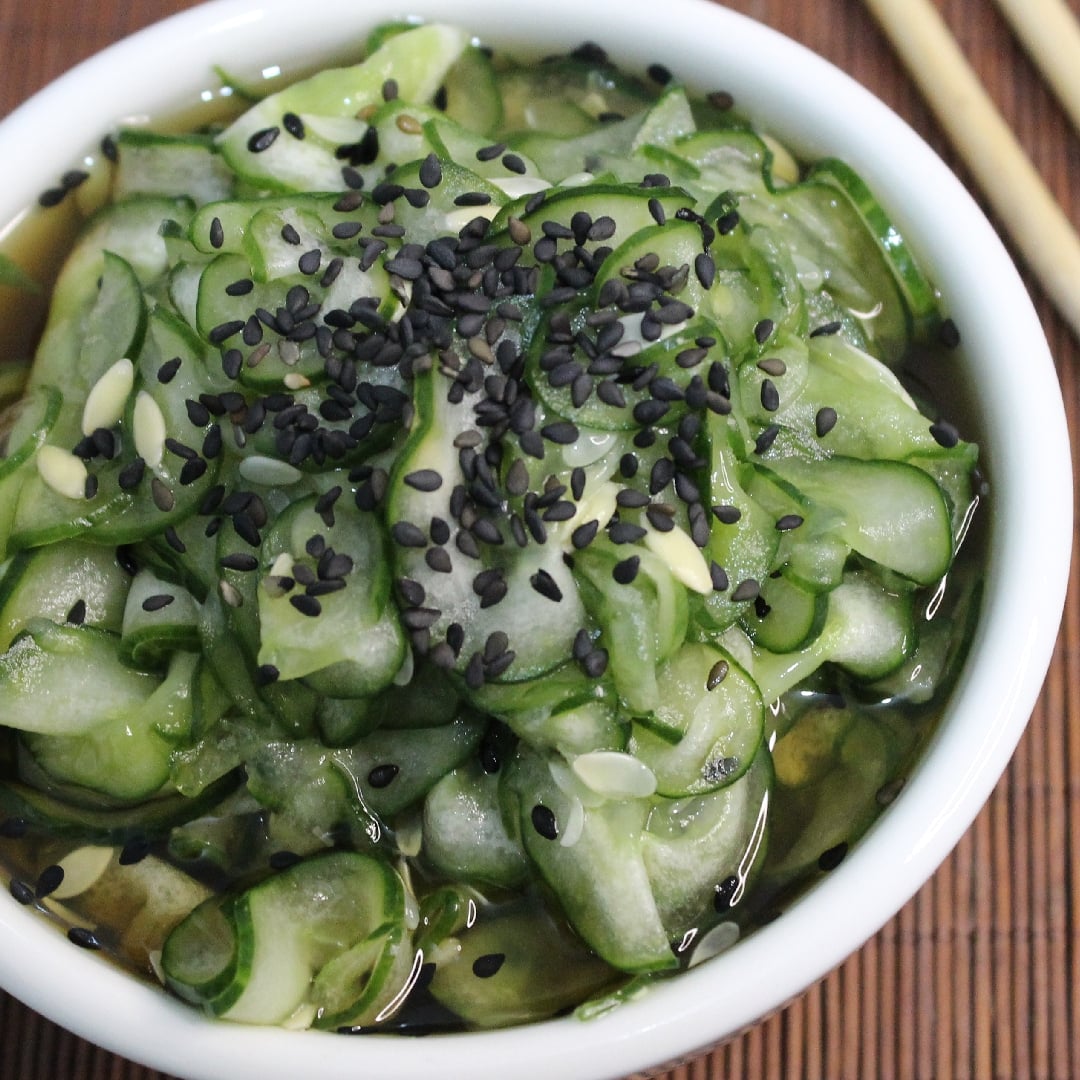 Photo of the Sunomono (sweet and sour cucumber) – recipe of Sunomono (sweet and sour cucumber) on DeliRec