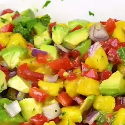 Recipe of Avocado salad on the DeliRec recipe website