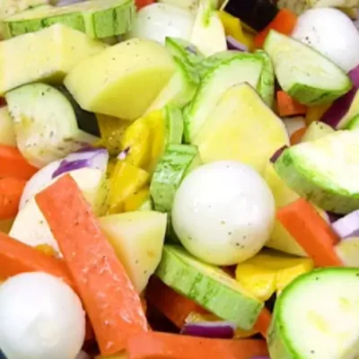 Recipe of zucchini salad on the DeliRec recipe website