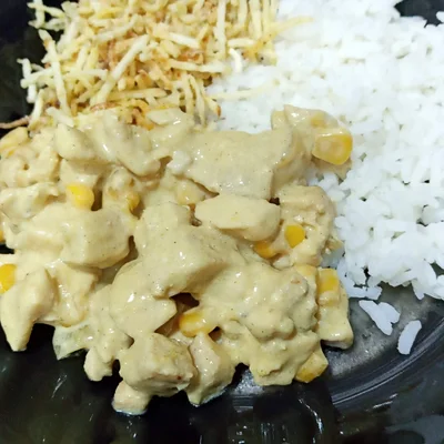 Recipe of Curried chicken sauce on the DeliRec recipe website