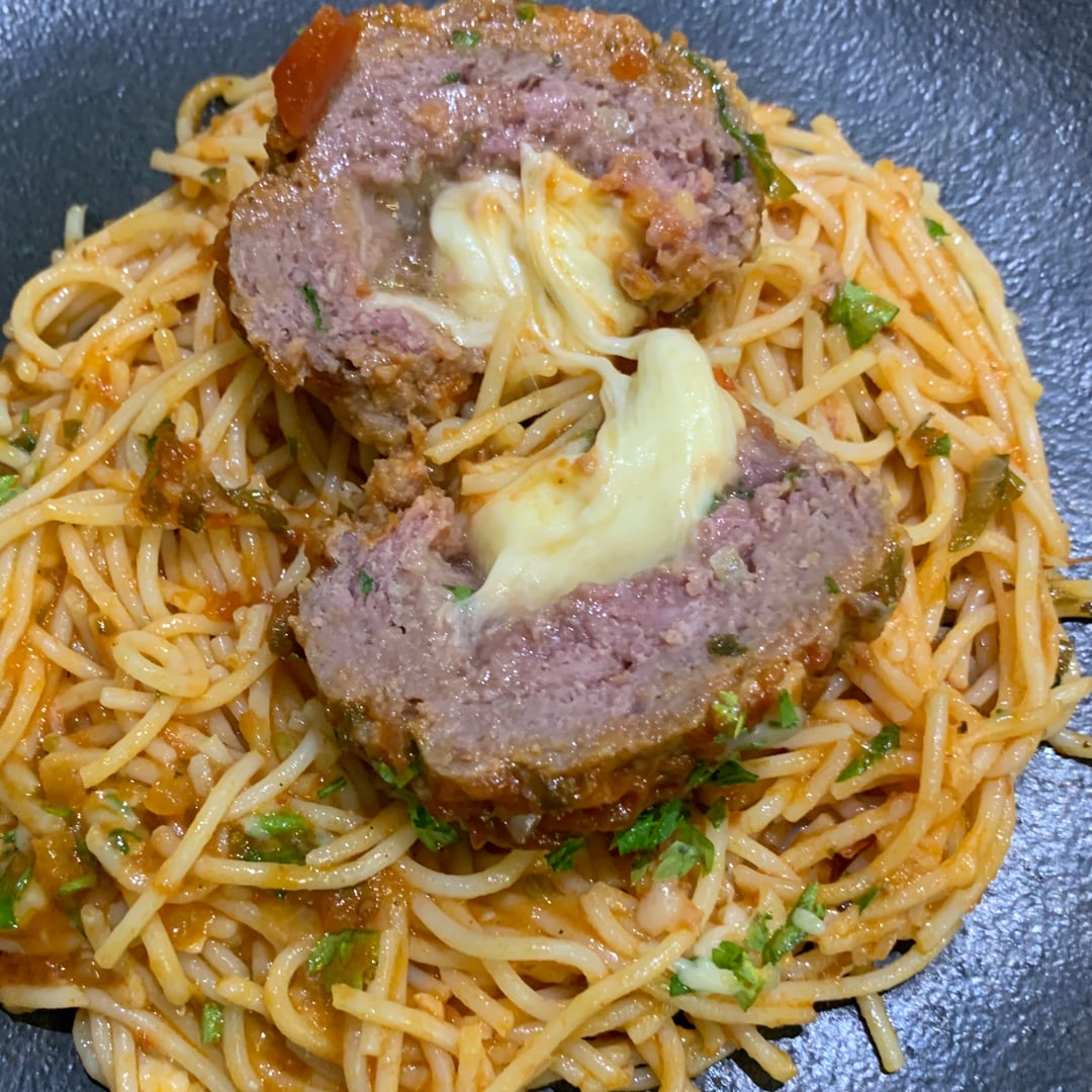 Foto da Almôndegas recheadas com espaguete 🍝  - receita de Almôndegas recheadas com espaguete 🍝  no DeliRec