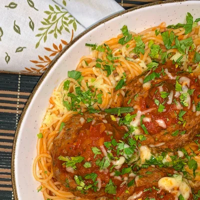 Recipe of Meatballs stuffed with spaghetti 🍝 on the DeliRec recipe website