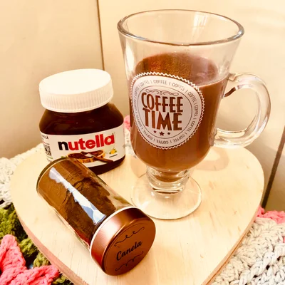 Receita de Chocolate Quente com Nutella  no site de receitas DeliRec