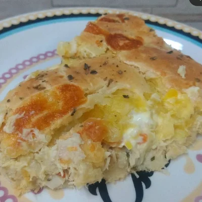 Recipe of CHICKEN PIE WITH PURE POTATOES on the DeliRec recipe website