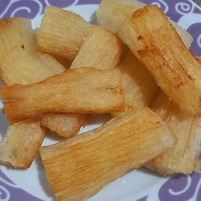 Recipe of fried cassava on the DeliRec recipe website