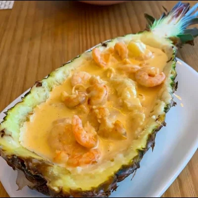 Recipe of Shrimp with pineapple on the DeliRec recipe website