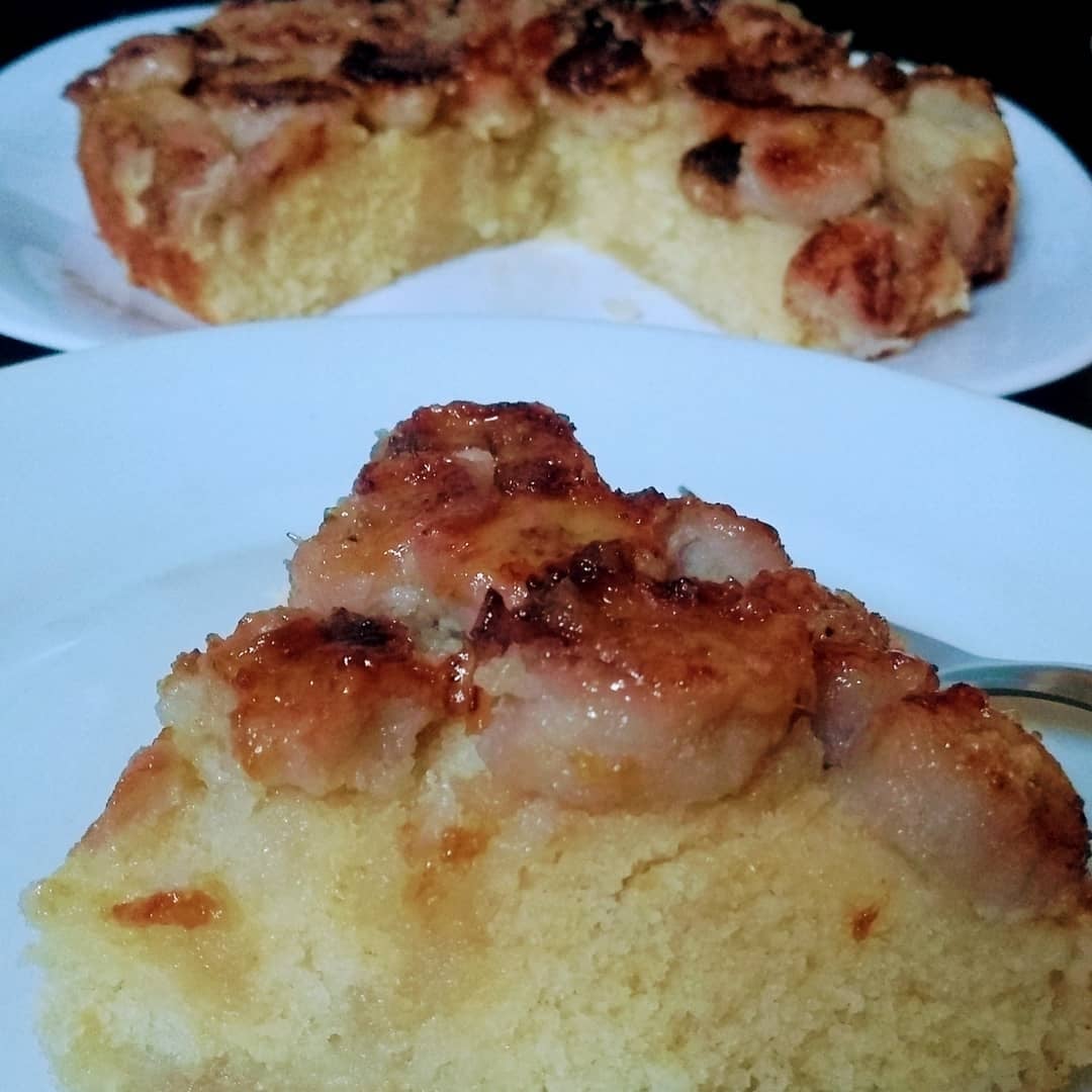 Photo of the FRYING PAN CARAMEL BANANA CAKE – recipe of FRYING PAN CARAMEL BANANA CAKE on DeliRec