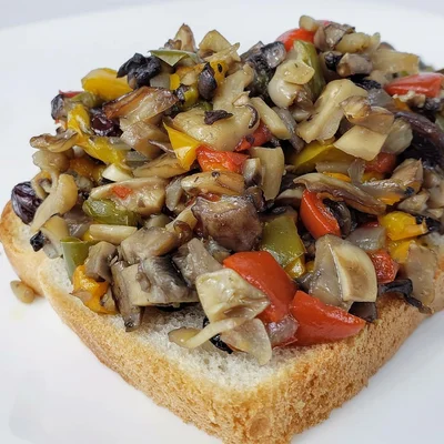 Recipe of mushroom caponata on the DeliRec recipe website