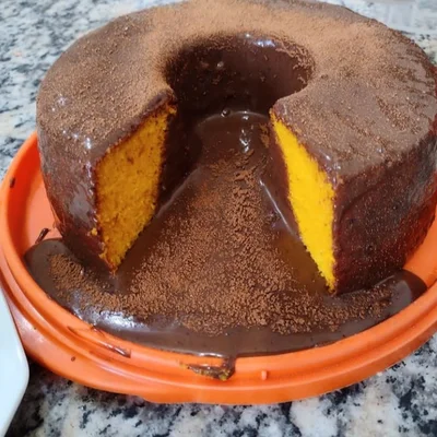 Recipe of Carrot Volcano Cake With Chocolate on the DeliRec recipe website