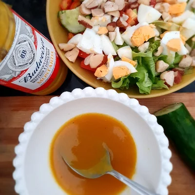 Recipe of Salad with mustard and honey sauce on the DeliRec recipe website