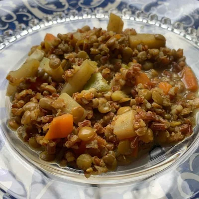Recipe of kitchari red rice on the DeliRec recipe website