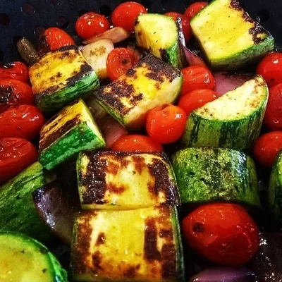 Recipe of BBQ grilled vegetables on the DeliRec recipe website