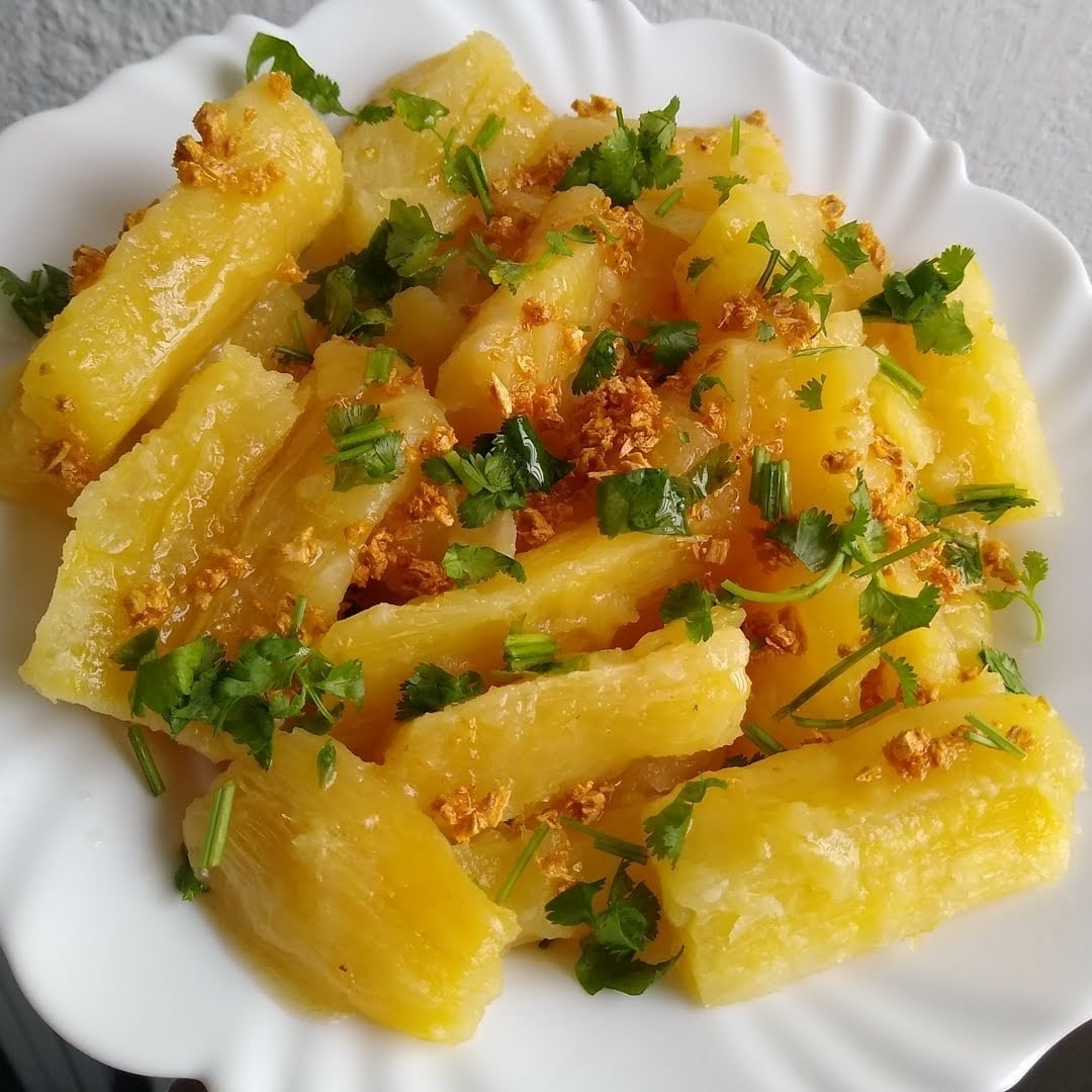 Photo of the cooked cassava – recipe of cooked cassava on DeliRec