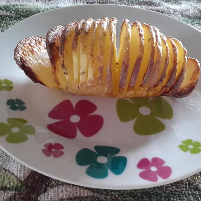 Recipe of oven baked potato on the DeliRec recipe website