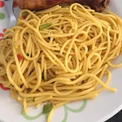 Recipe of garlic noodles on the DeliRec recipe website