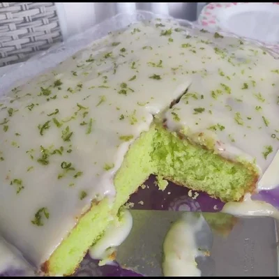 Recipe of Green Lemon Cake on the DeliRec recipe website