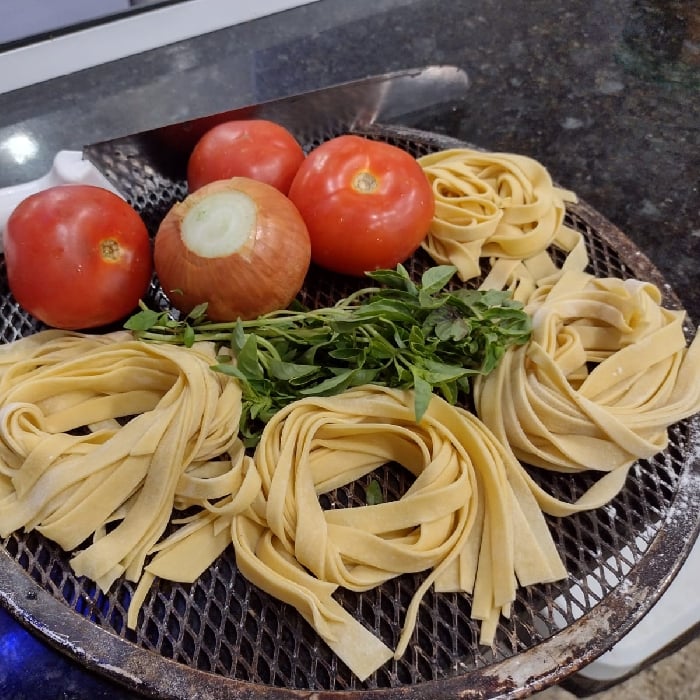 Photo of the Fresh pasta noodles 😋 – recipe of Fresh pasta noodles 😋 on DeliRec