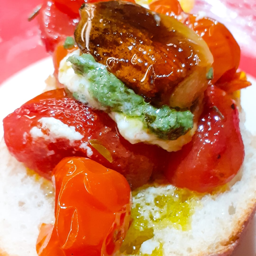 Photo of the Confit Tomatoes with Burrata – recipe of Confit Tomatoes with Burrata on DeliRec