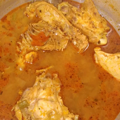 Recipe of boiled chicken on the DeliRec recipe website