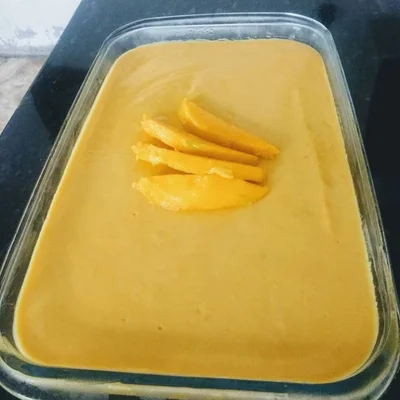 Receta de mousse de mango en el sitio web de recetas de DeliRec