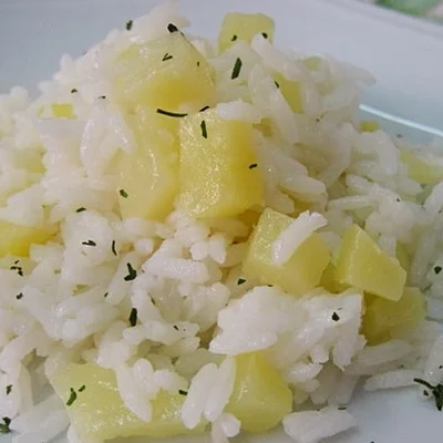 Recipe of rice with potato on the DeliRec recipe website