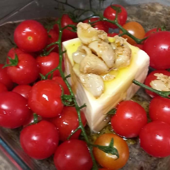 Photo of the Tomato in the oven with Minas cheese and olive oil – recipe of Tomato in the oven with Minas cheese and olive oil on DeliRec