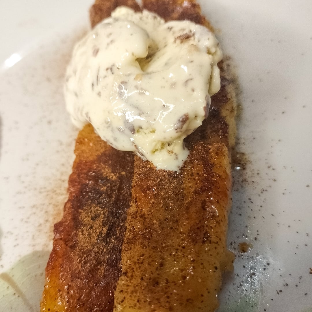 Photo of the Caramelized banana with ice cream – recipe of Caramelized banana with ice cream on DeliRec