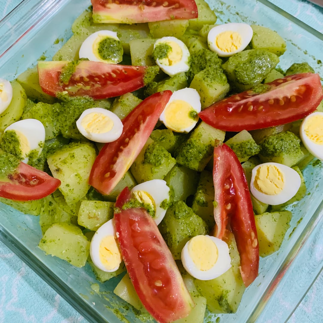 Foto da Salada de batatas com pesto  - receita de Salada de batatas com pesto  no DeliRec