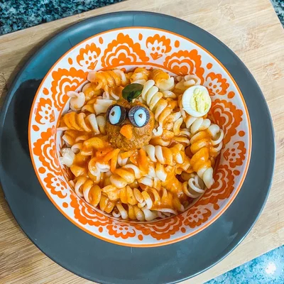 Recipe of Owl noodle fun food. on the DeliRec recipe website