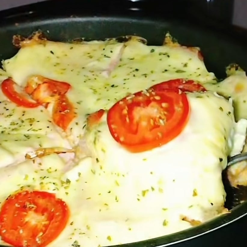 Photo of the Egg with cheese and seasoned tomato – recipe of Egg with cheese and seasoned tomato on DeliRec