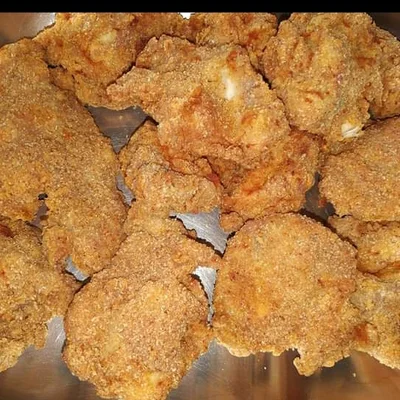 Recipe of breaded fried thigh on the DeliRec recipe website