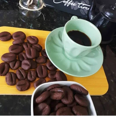 Recipe of coffee cookies on the DeliRec recipe website