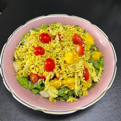 Recipe of Refreshing salad with shredded chicken on the DeliRec recipe website
