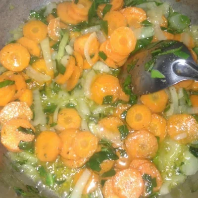 Recipe of Boiled Carrots with Cabbage and Onions on the DeliRec recipe website
